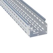 Лоток перфорированный металлический 100х500х3000-1,0мм (6 м) | L10050001 | EKF