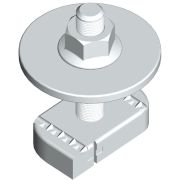 STRUT-болт 10х50 с опорой и гайкой TDZ | stbog10x50-TDZ | EKF