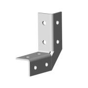 Угол 3D, 8 отверстий, толщ. 4,0 мм, гор. цинк, 368125 | УС-3D8-4,0-ГЦ | Ostec