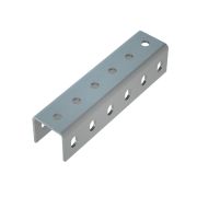 Соединитель усиленного швеллера 50х50х4,0 мм INOX304 | SLPU50-50 INOX304 | КМ - профиль