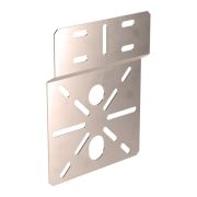 Монтажная пластина для ЭМК Стандарт INOX (AISI 409) 195х150 | PR16.3815 | Промрукав