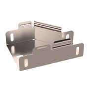 Переходник левый Стандарт INOX (AISI 409) 100х50х50 | PR16.5592 | Промрукав