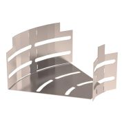 Угол горизонтальный изменяемый 0-45 градусов Стандарт INOX (AISI 409) 150х80 | PR16.3648 | Промрукав