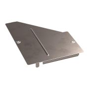 Крышка переходника правого Стандарт INOX (AISI 409) 400х200 | PR16.5910 | Промрукав