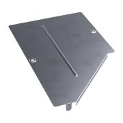 Крышка переходника левого Стандарт INOX (AISI 316) 500х300 | PR16.5587 | Промрукав