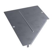 Крышка переходника левого Стандарт INOX (AISI 316) 600х300 | PR16.5589 | Промрукав