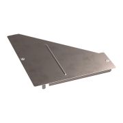 Крышка переходника правого Стандарт INOX (AISI 409) 500х150 | PR16.5912 | Промрукав