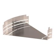 Угол горизонтальный изменяемый 0-45 градусов Стандарт INOX (AISI 409) 400х100 | PR16.3658 | Промрукав