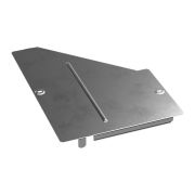Крышка переходника правого Стандарт INOX (AISI 304) 400х200 | PR16.5778 | Промрукав