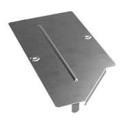 Крышка переходника левого Стандарт INOX (AISI 304) 400х300 | PR16.4304 | Промрукав