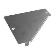 Крышка переходника левого Стандарт INOX (AISI 304) 300х100 | PR16.4299 | Промрукав