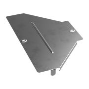 Крышка переходника симметричного Стандарт INOX (AISI 304) 400х150 | PR16.5975 | Промрукав