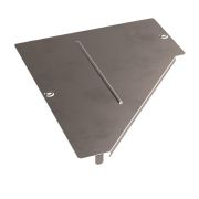 Крышка переходника левого Стандарт INOX (AISI 409) 500х200 | PR16.5652 | Промрукав
