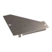 Крышка переходника правого Стандарт INOX (AISI 409) 300х100 | PR16.5906 | Промрукав
