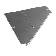 Крышка переходника левого Стандарт INOX (AISI 304) 500х150 | PR16.4305 | Промрукав