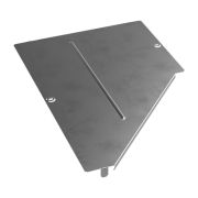 Крышка переходника левого Стандарт INOX (AISI 304) 600х300 | PR16.5523 | Промрукав