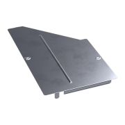 Крышка переходника правого Стандарт INOX (AISI 316) 500х300 | PR16.5848 | Промрукав