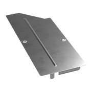 Крышка переходника правого Стандарт INOX (AISI 304) 500х400 | PR16.5783 | Промрукав