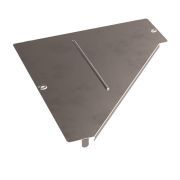 Крышка переходника левого Стандарт INOX (AISI 409) 500х150 | PR16.5651 | Промрукав
