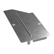 Крышка переходника правого Стандарт INOX (AISI 304) 400х300 | PR16.5779 | Промрукав
