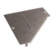 Крышка переходника левого Стандарт INOX (AISI 409) 400х150 | PR16.5648 | Промрукав