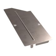 Крышка переходника правого Стандарт INOX (AISI 409) 500х400 | PR16.5915 | Промрукав