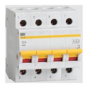 Выключатель нагрузки (мини-рубильник) 4п 32А ВН-32 KARAT IEK MNV10-4-032