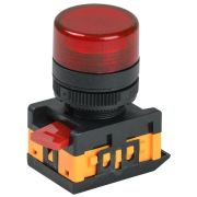 Лампа сигнальная AL-22TE d22мм 240В красн. цилиндр неон GENERICA BLS30-ALTE-K04