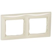 Рамка 2-м Valena горизонт. сл. кость IEK 774352