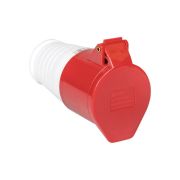 Розетка кабельная 16А 380В 3P+РЕ+N IP44 (215) EKF ps-215-16-380