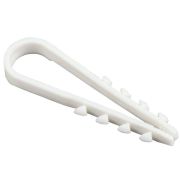 Дюбель-хомут 5-10мм для круглого кабеля нейлон бел. (уп.100шт) IEK UHH35-5-10-100