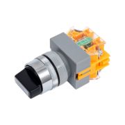 Переключатель на 2 положения I-O ПЕ-22 AC-2 d22мм стандарт. ручка черн. DEKraft 25051DEK