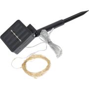 Гирлянда светодиодная «Разноцветные нити» 100LED 7м (4м+3м) мультиколор на солнечной батарее аккумулятор AA NI-MH 600мАч IP44 КОСМОС KOC_SOL196