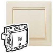 Механизм кнопки Valena 12В с пикт. звонка с подсветкой сл. кость IEK 774315