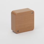 Коробка распределительная ОП 79х79х32мм IP40 бук (светл. основа) Ruvinil 65004-38М