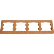 Рамка 4-м Glossa горизонт. дерево дуб SE GSL000504