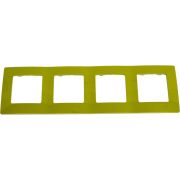 Рамка 4-м Etika зел. папоротник IEK 672544