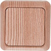 Выключатель 1-кл. ОП Олимп 10А IP20 сосна UNIVersal 5560797