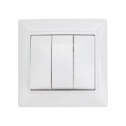 Выключатель 3-кл. СП Севиль 10А IP20 бел. UNIVersal С0043