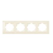 Рамка 4-м Cosmo крем. ABB 612-010300-228