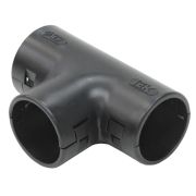 Тройник открывающийся TI32G черн. (уп.5шт) IEK CTA10D-TIG32-K02-005