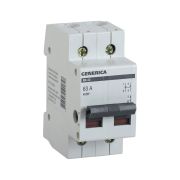 Выключатель нагрузки (мини-рубильник) 2п 63А ВН-32 GENERICA MNV15-2-063