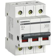 Выключатель нагрузки (мини-рубильник) 3п 25А ВН-32 GENERICA MNV15-3-025