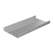 Лоток листовой перфорированный 500х80 L3000 сталь 1мм «Быстрый монтаж ПЛЮС» LPplus80-500-1.0-3000 оцинк. КМ PL0256