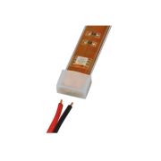 Зажим изолирующий UCW-H10 WHITE 020 POLYBAG для светодиодной ленты 5050 с отв. для проводов 10мм бел. силикон (уп.20шт) Uniel 06679