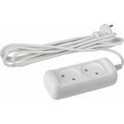 Удлинитель 2х3м без заземл. 10А IP20 U-2-3m-2х1 ПВС 2х1 Эра Б0028360