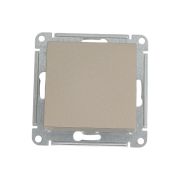 Выключатель 1-кл. СП AtlasDesign 10А IP20 (сх. 1) 10AX с самовозвратом механизм шампань SE ATN000515