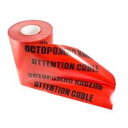 Лента сигнальная «Осторожно кабель» ЛСЭ 300мм 100м Rexant 19-3030