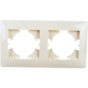 Рамка 2-м Bravo беж. GUSI С1020-003