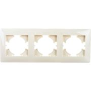 Рамка 3-м Bravo беж. GUSI С1030-003